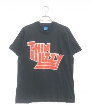 バンドTシャツ（バンドTシャツ）の古着「THINN LIZZY(シン・リジィ)ツアーTシャツ」｜ブラック