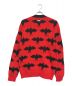 GUCCI (グッチ) Bat Jacquard Knitted Cardigan レッド サイズ:XS：40000円