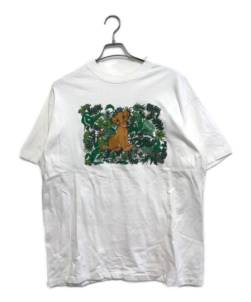 LION KING (ライオンキング) プリントTシャツ ホワイト サイズ:L