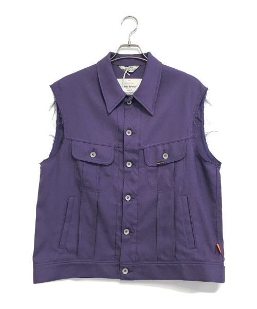DAIRIKU（ダイリク）DAIRIKU (ダイリク) Regular Polyester vest パープル サイズ:Mの古着・服飾アイテム