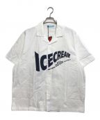 ICE CREAMアイスクリーム）の古着「半袖シャツ」｜ホワイト