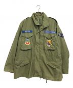 VINTAGE MILITARYヴィンテージ ミリタリー）の古着「US ARMY 70’sM65ミリタリージャケット」｜グリーン