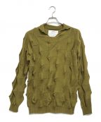 A MACHINEエーマシン）の古着「Not Shibori Sweater」｜グリーン