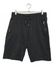 DOLCE & GABBANA (ドルチェ&ガッバーナ) スウェットハーフパンツ ブラック サイズ:52