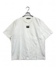 DOLCE & GABBANA (ドルチェ&ガッバーナ) ロゴ プレートTシャツ ホワイト サイズ:56