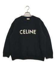 CELINE (セリーヌ) ロゴニット ブラック サイズ:XS