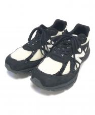 NEW BALANCE (ニューバランス) スニーカー ホワイト×ブラック サイズ:27.5