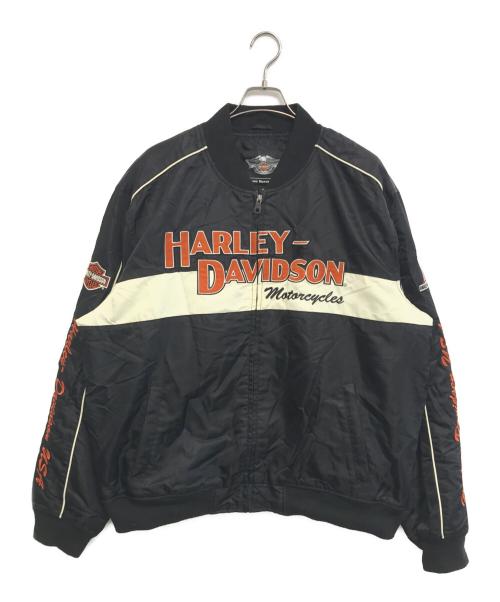 HARLEY-DAVIDSON (ハーレーダビッドソン) レーシングボンバージャケット ブラック サイズ:XL