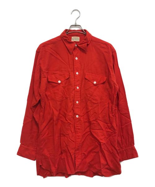 Viyella (ヴァイエラ) Abercrombie & Fitch (アバクロンビー アンド フィッチ) 長袖シャツ レッド サイズ:17 1/2