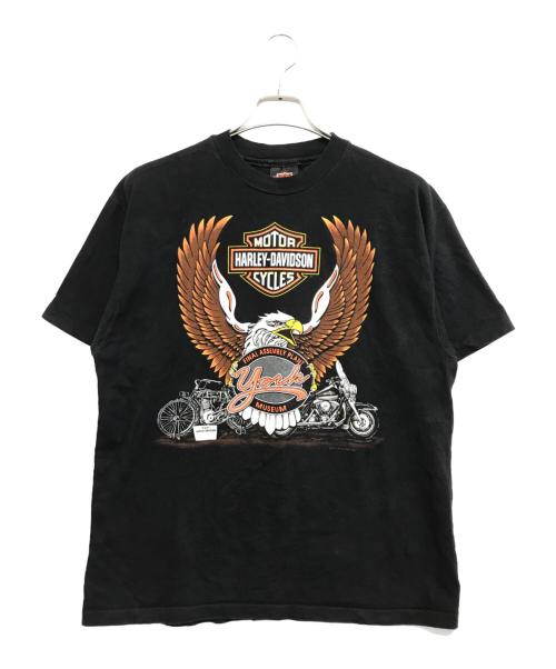 HARLEY-DAVIDSON (ハーレーダビッドソン) プリントTシャツ ブラック サイズ:L