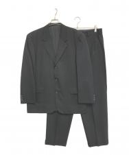 COMME des GARCONS HOMME (コムデギャルソン オム) 90’s ウールギャバセットアップ ブラック サイズ:L