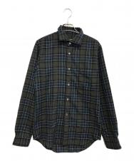 COMME des GARCONS HOMME PLUS (コムデギャルソンオムプリュス) チェックシャツ オリーブ サイズ:S