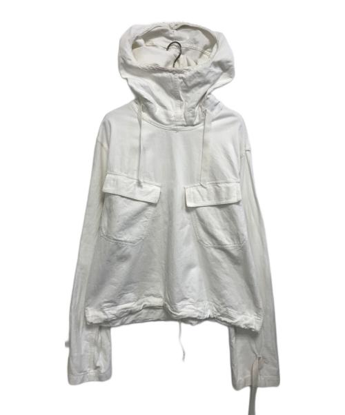 VINTAGE MILITARY (ヴィンテージ ミリタリー) U'S NAVY サルベージパーカー ホワイト サイズ:表記なし
