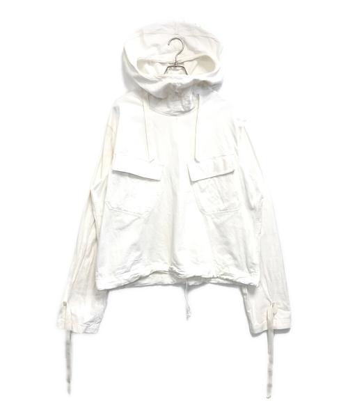 VINTAGE MILITARY (ヴィンテージ ミリタリー) U'S NAVY サルベージパーカー ホワイト サイズ:表記なし
