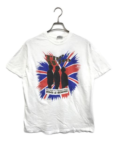 バンドTシャツ (バンドTシャツ) 80's THE WHO(ザ・フー) バンドTシャツ ホワイト サイズ:XL