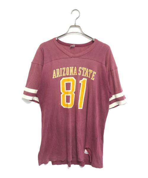 Champion (チャンピオン) フットボールTシャツ レッド サイズ:L
