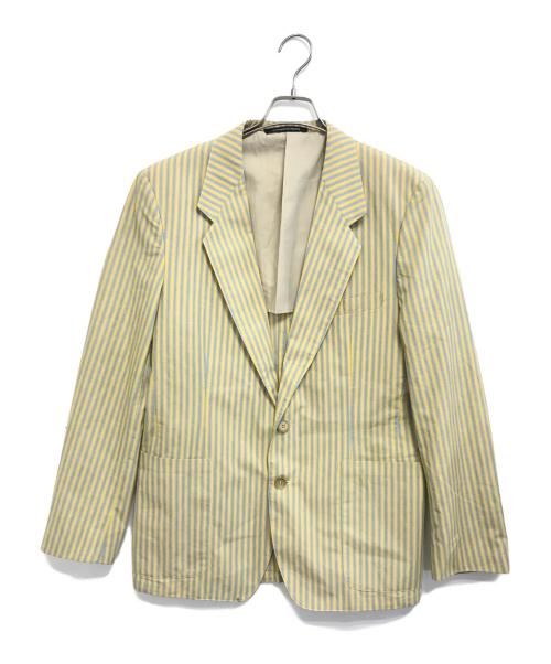 Yves Saint Laurent (イヴサンローラン) ストライプジャケット イエロー サイズ:表記なし