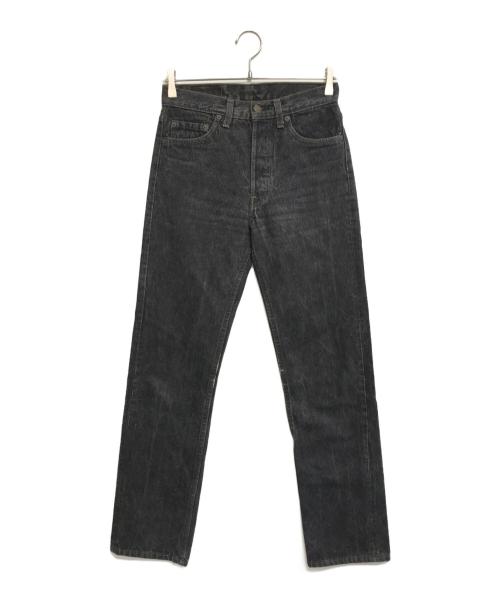 LEVI'S (リーバイス) 501 先染めブラックデニム ブラック サイズ:W28 L32