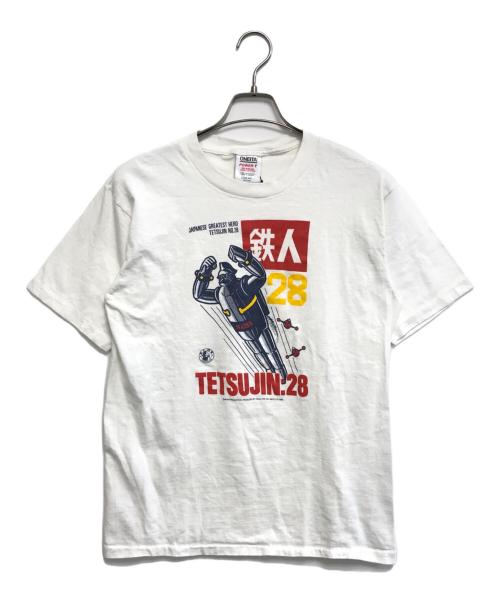 アニメーションTシャツ (アニメーションTシャツ) 80s 鉄人28号(テツジン28ゴウ) アニメーションTシャツ ホワイト サイズ:L