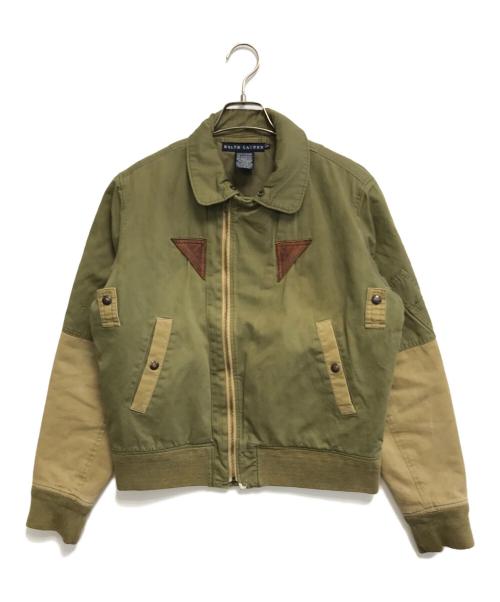 RALPH LAUREN (ラルフローレン) B-15Aフライトジャケット オリーブ サイズ:M