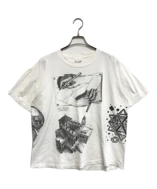 SoF Tee (ソフ ティー) マルチプリントアートTシャツ ホワイト サイズ:XL
