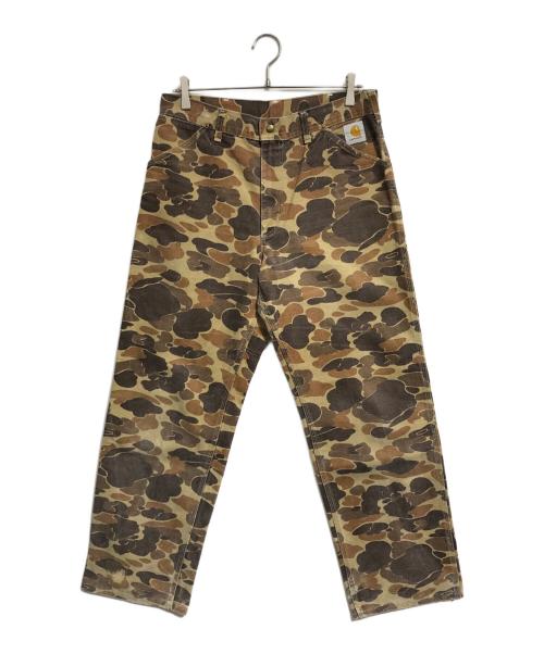 CarHartt (カーハート) ダックハンターダック地ペインターパンツ ブラウン サイズ:34