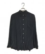 Y's for men (ワイズフォーメン) レーヨンシルクシャツ ブラック サイズ:表記なし