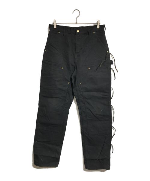 CarHartt (カーハート) ダブルニーダック地パンツ ブラック サイズ:32×32