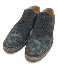 DRIES VAN NOTEN (ドリスヴァンノッテン) フラワープリントドレスシューズ ブラック サイズ:41