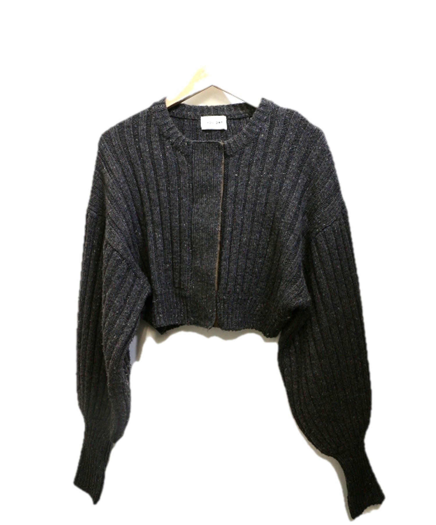 中古 古着通販 Holiday ホリデイ Mix Knit Cardigan グレー サイズ Onesize ブランド 古着通販 トレファク公式 Trefac Fashion
