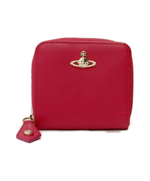 中古 古着通販 Vivienne Westwood ヴィヴィアンウエストウッド 2つ折り財布 ピンク ブランド 古着通販 トレファク公式 Trefac Fashion