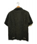 HAVERSACK (ハバーサック) リネンステッチオープンカラーシャツ ブラック サイズ:M：8800円