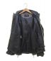 中古・古着 BURBERRY BLACK LABEL (バーバリーブラックレーベル) リネンフーデッドジャケット ネイビー サイズ:Ｍ：4800円