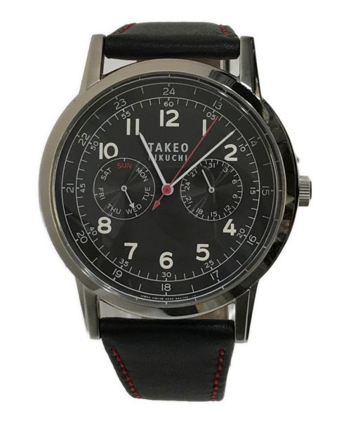中古 古着通販 Takeo Kikuchi タケオキクチ 2カウンタークロノソーラー時計 ブラック ブランド 古着通販 トレファク公式 Trefac Fashion