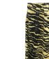 中古・古着 GANNI (ガニー) Tiger-Print Satin Midi Dress イエロー×ブラック サイズ:34：8000円