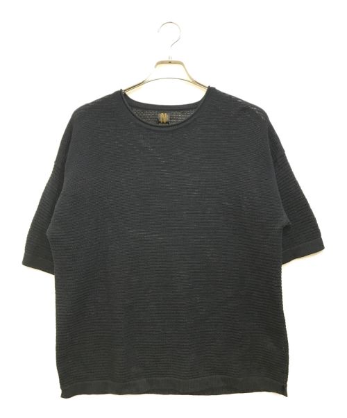 BATONER（バトナ―）BATONER (バトナー) ザ サマーニットTシャツ ネイビー サイズ:3の古着・服飾アイテム