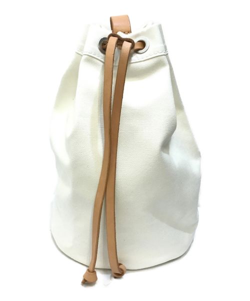 UTO（ユーティーオー）UTO×Phlannel (ュート×フランネル) Duffle Bag アイボリーの古着・服飾アイテム