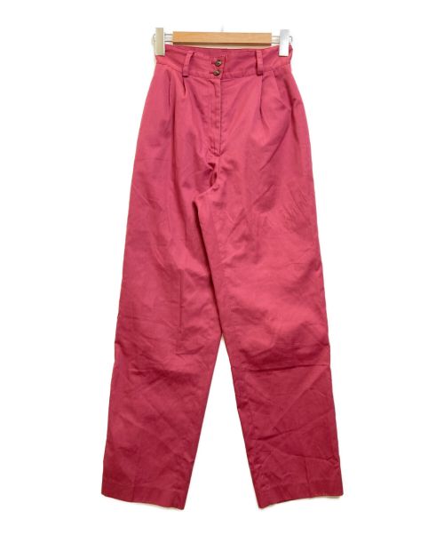 CLANE（クラネ）CLANE (クラネ) ハイウエストパンツ ピンクの古着・服飾アイテム