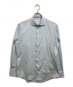 INDUSTYLE TOKYOインダスタイル トーキョー）の古着「ホリゾンタルカラーシャツ」｜スカイブルー
