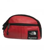 SUPREME×THE NORTH FACE（）の古着「Leather Roo II Lumbar Pack」｜レッド