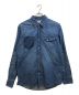 JAPAN BLUE（ジャパンブルー）の古着「ダメージ加工デニムシャツ」｜インディゴ