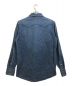 JAPAN BLUE (ジャパンブルー) ダメージ加工デニムシャツ インディゴ サイズ:L：3980円