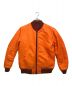 中古・古着 AVIREX (アヴィレックス) リバーシブルMA-1ジャケット レッド×オレンジ サイズ:M：3980円