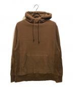UNFILアンフィル）の古着「cotton-terry hoodie」｜ブラウン