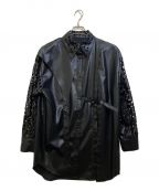 UNITED TOKYOユナイテッドトーキョー）の古着「22SS KIRIKOパターンシャツ」｜ブラック