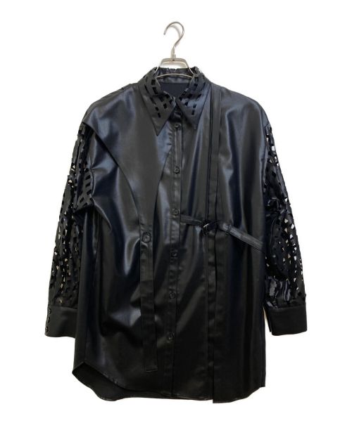 UNITED TOKYO（ユナイテッドトーキョー）UNITED TOKYO (ユナイテッドトウキョウ) 22SS KIRIKOパターンシャツ ブラック サイズ:FREEの古着・服飾アイテム