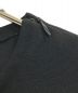 中古・古着 TACASI (タキャシ) ウール半袖カットソー ブラック サイズ:48：4800円