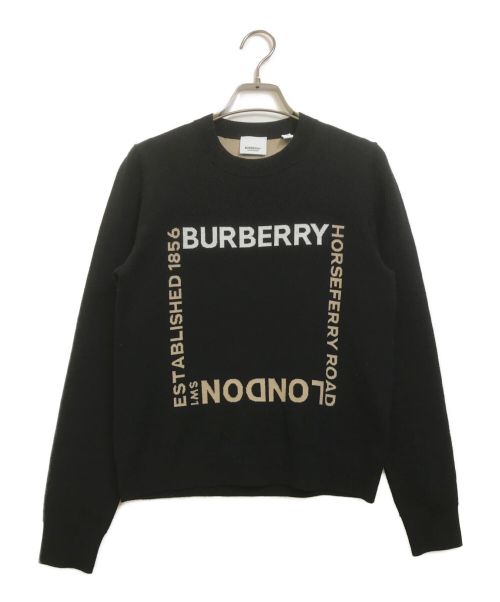 BURBERRY（バーバリー）BURBERRY (バーバリー) ALLYNロゴニット ブラック サイズ:XSの古着・服飾アイテム