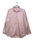 MANAVEマナベ）の古着「タックカラーシャツ」｜ピンク