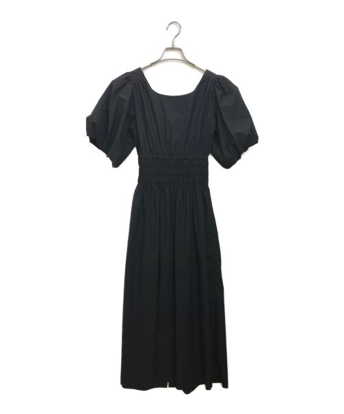 CASA FLINE（カーサフライン）CASA FLINE (カーサフライン) スクエアネックIラインドレス ブラック サイズ:Fの古着・服飾アイテム